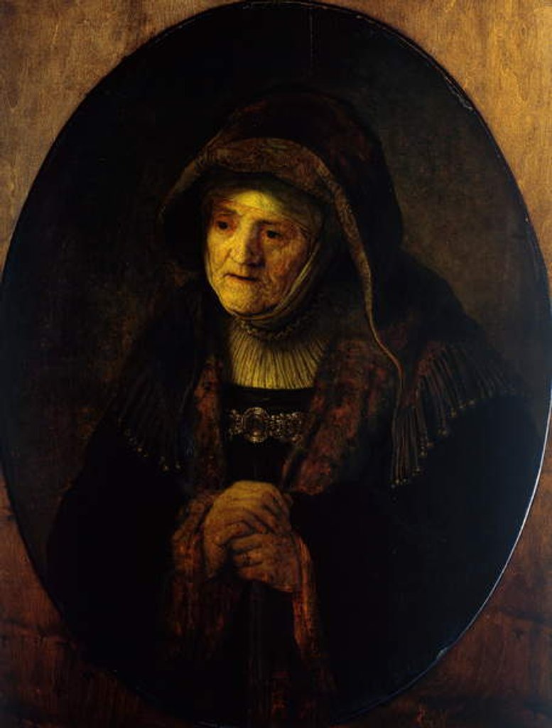 Detail of Prophetess Hannah, 1639 by Rembrandt Harmensz. van Rijn