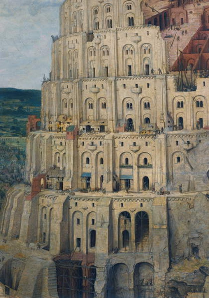 Detail of Tower of Babel, 1563 by Pieter the Elder Bruegel