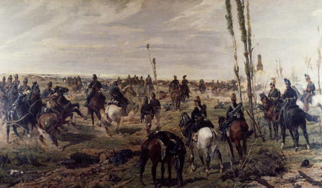 Detail of Assault on Madonna della Scoperta, 1864-1868 by Giovanni Fattori