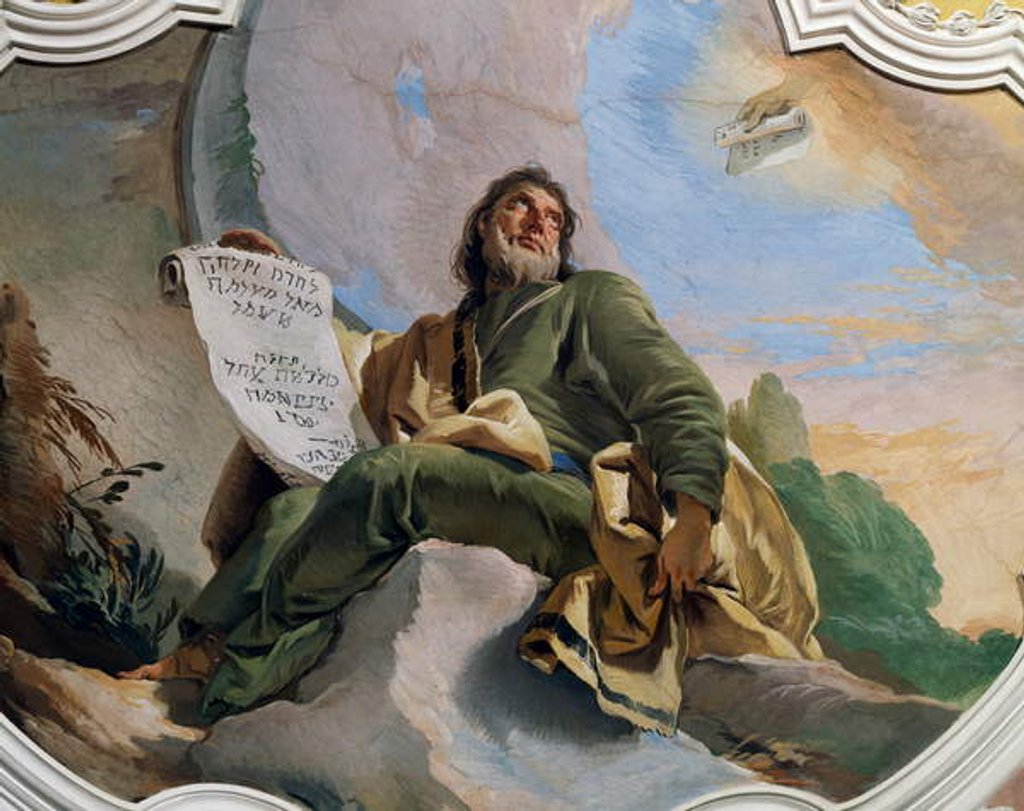 Detail of The prophet Ezekiel, detail, 1726-1729 by Giovanni Battista Tiepolo