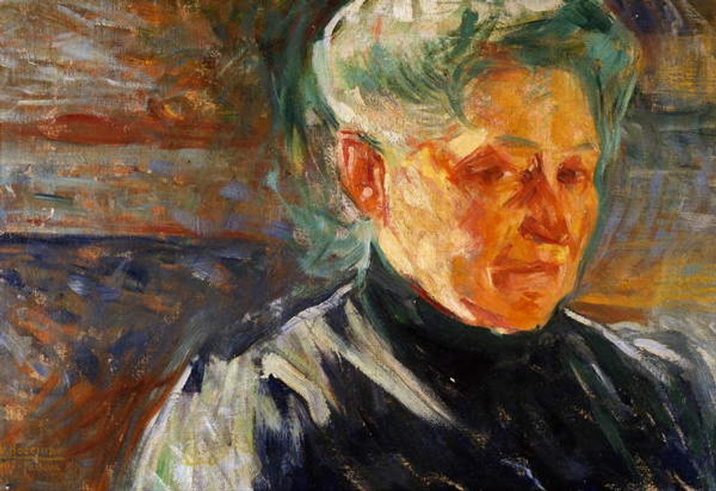 Detail of Portrait of Mother, 1907 by Umberto Boccioni