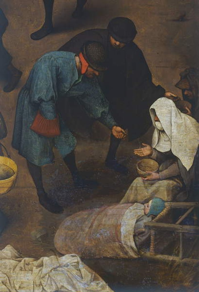 Detail of Fight between Carnival and Lent, 1559, detail by Pieter the Elder Bruegel