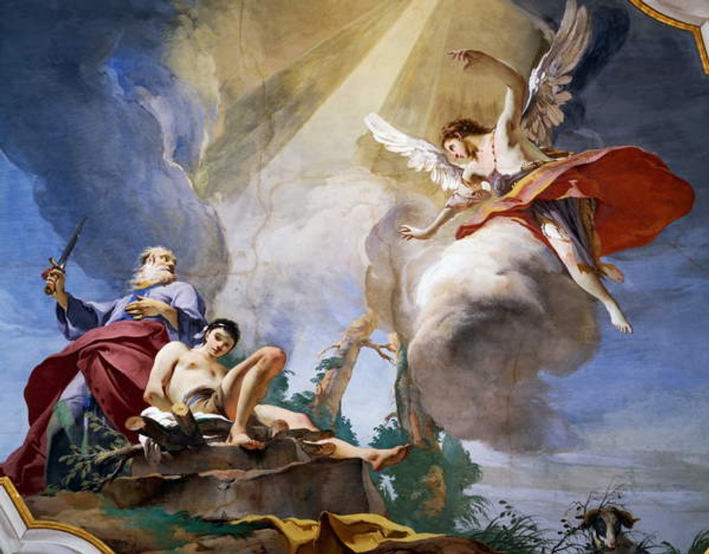 Detail of The Sacrifice of Abraham, detail, 1726-1729 by Giovanni Battista Tiepolo