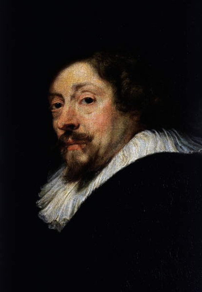 Detail of Self portrait, detail, c.1638 by Peter Paul Rubens