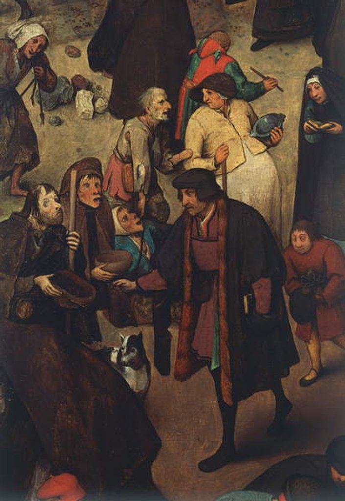 Detail of The fight between Carnival and Lent, 1559, detail by Pieter the Elder Bruegel