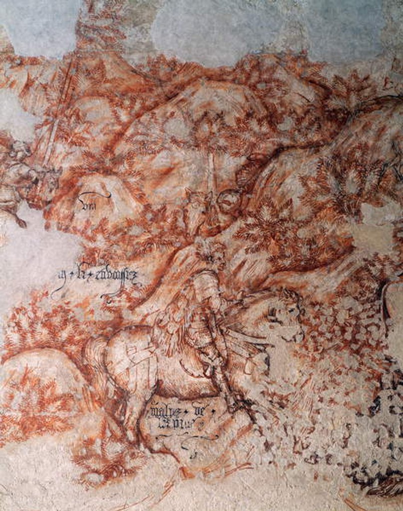 Detail of Sinopia, detail by Antonio Pisanello