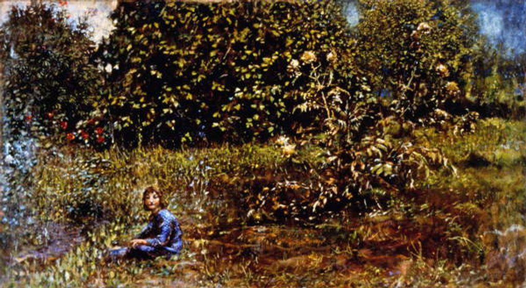 Detail of Spring garden by Luigi Conconi