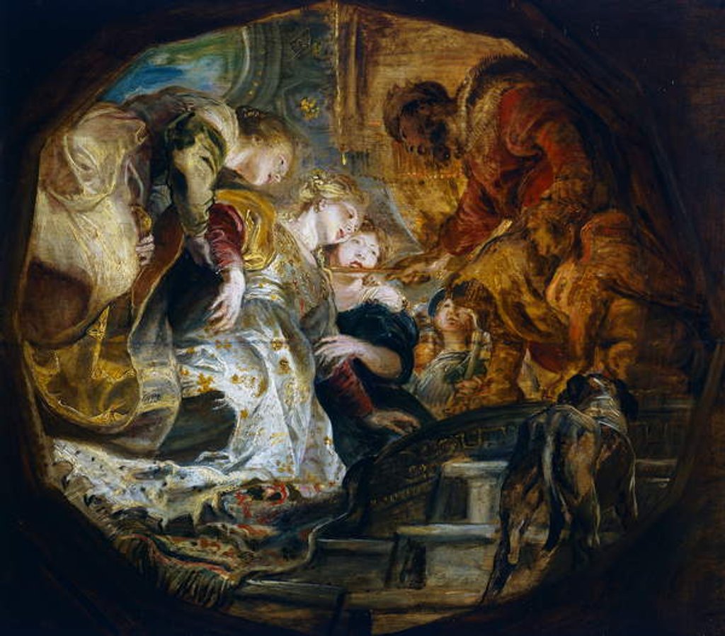 Detail of Esther before Ahasuerus, 1606 by Peter Paul Rubens