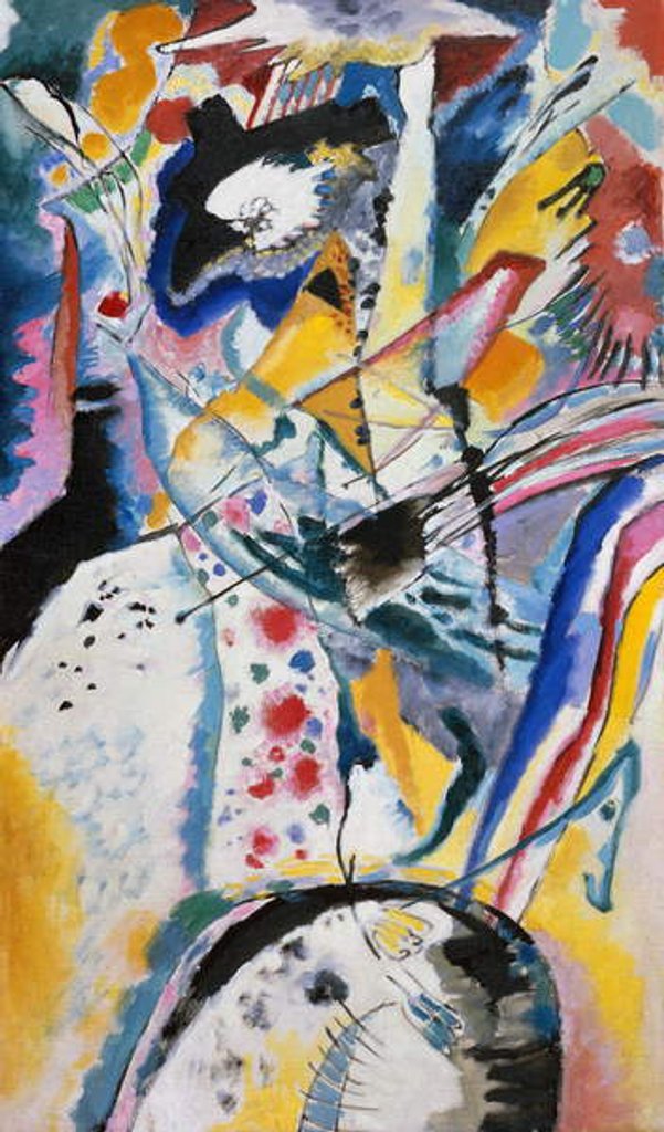 Detail of Panel for Edwin R Campbell, 1914 by Wassily Kandinsky