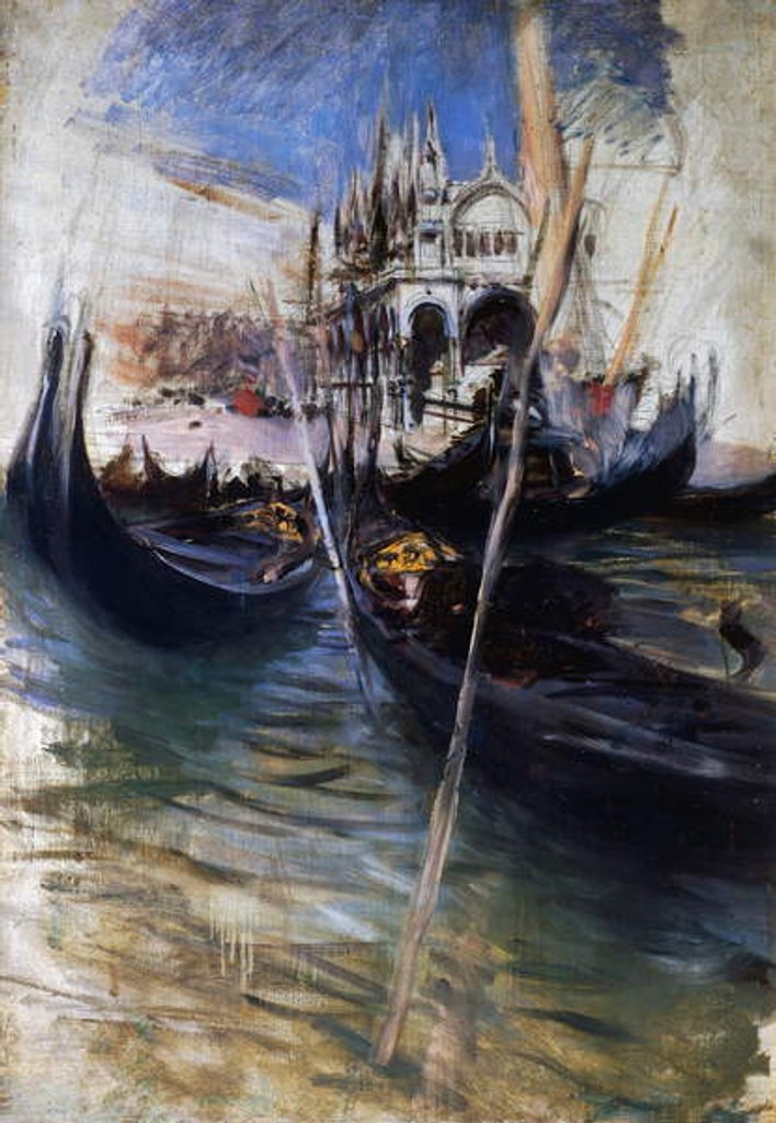 Detail of Pier and San Marco in Venice, 1907 by Giovanni Boldini