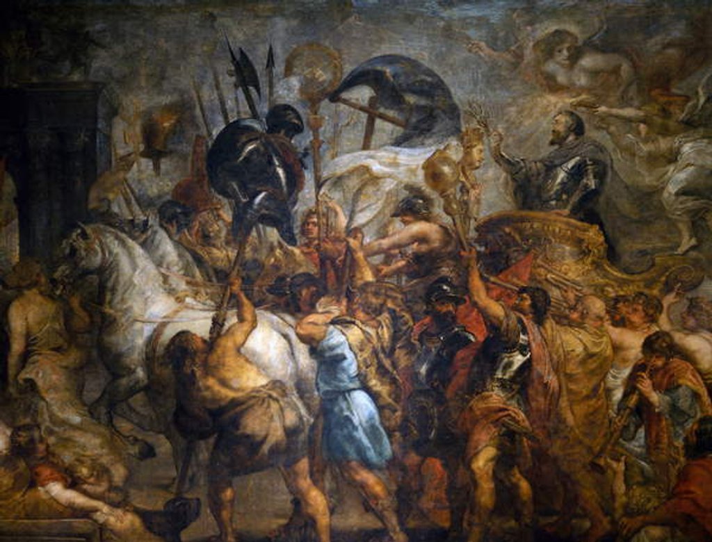 Detail of Triumphal entry of Henri IV in Paris, 1627-1630 by Peter Paul Rubens