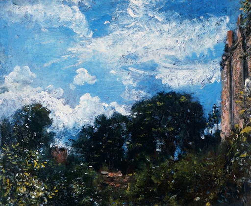 Detail of Study of sky and trees by John Constable