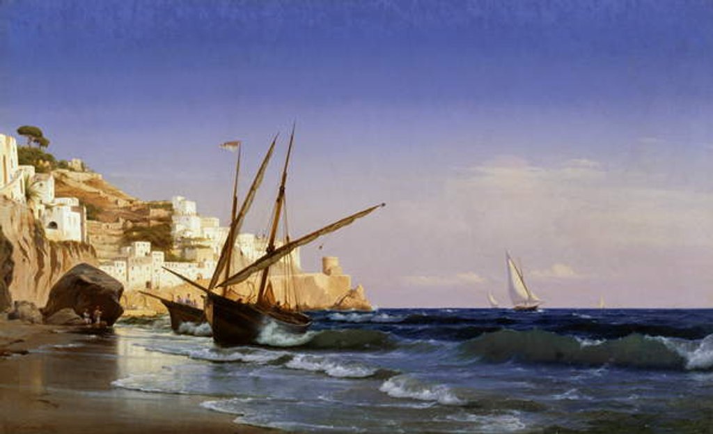 Detail of Amalfi, 1874 by Carl Newman