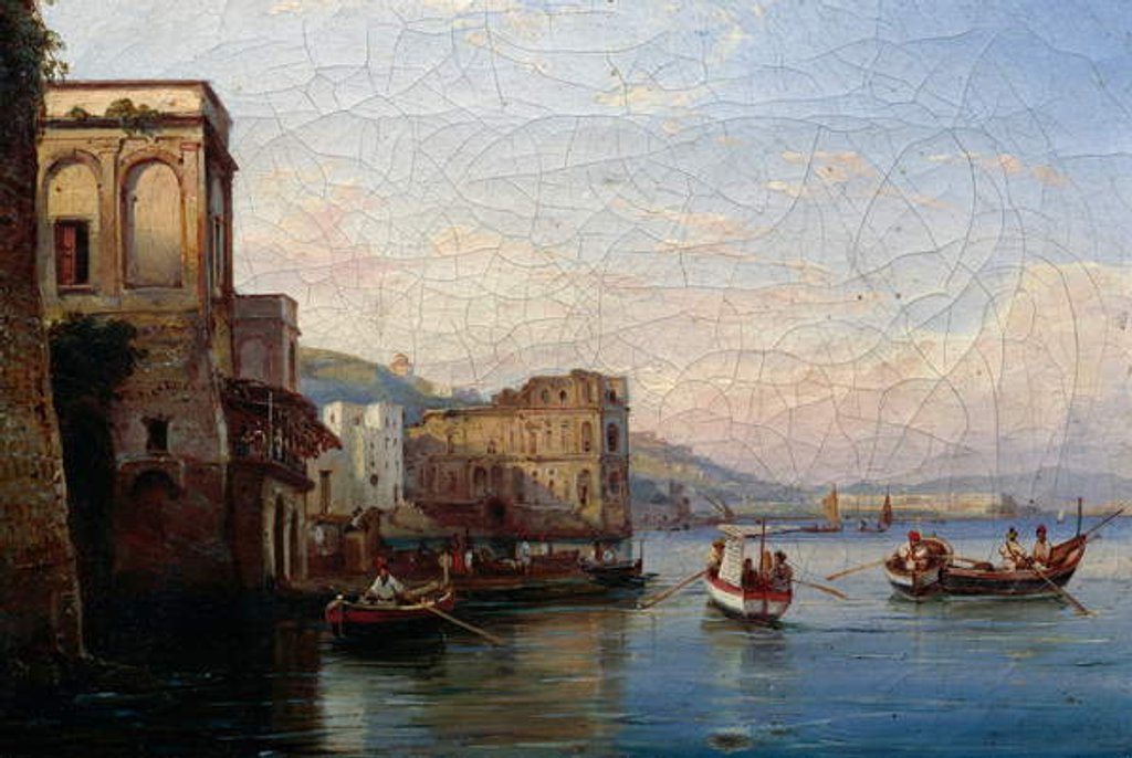 Detail of Posillipo, c.1850 by Ercole Gigante