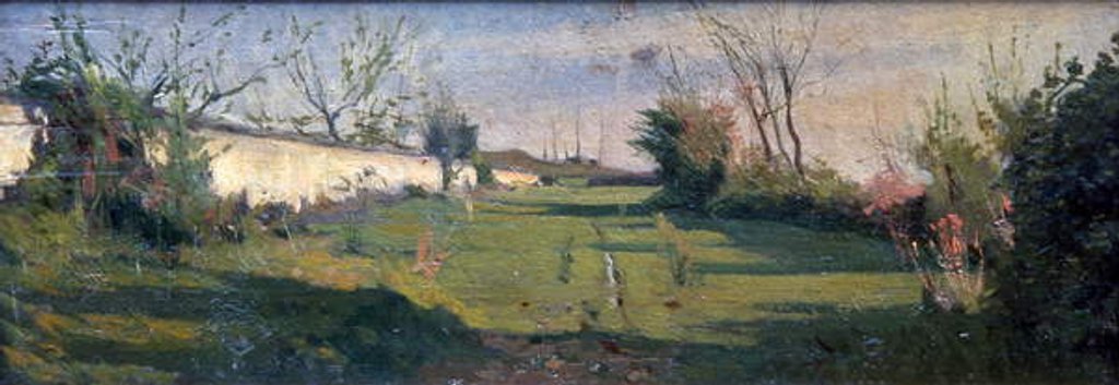 Detail of Village, 1880-1885 by Eugenio Cecconi