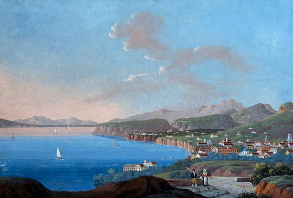 Detail of View of Sorrento by Italian School