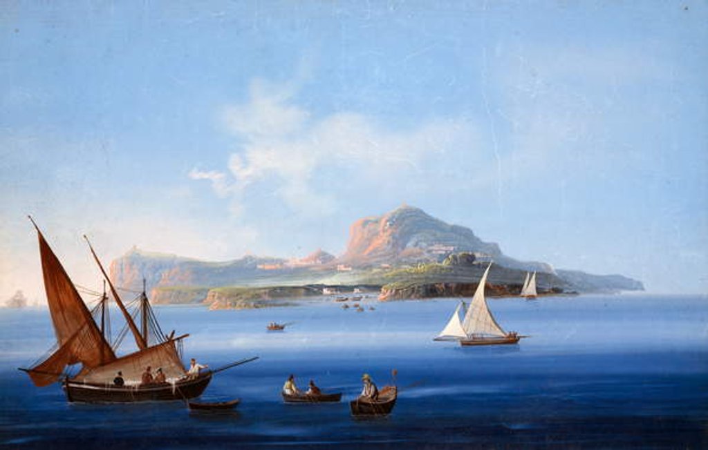 Detail of Isle of Capri by Italian School