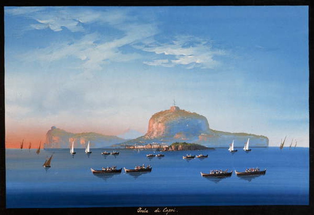 Detail of Isle of Capri by Italian School