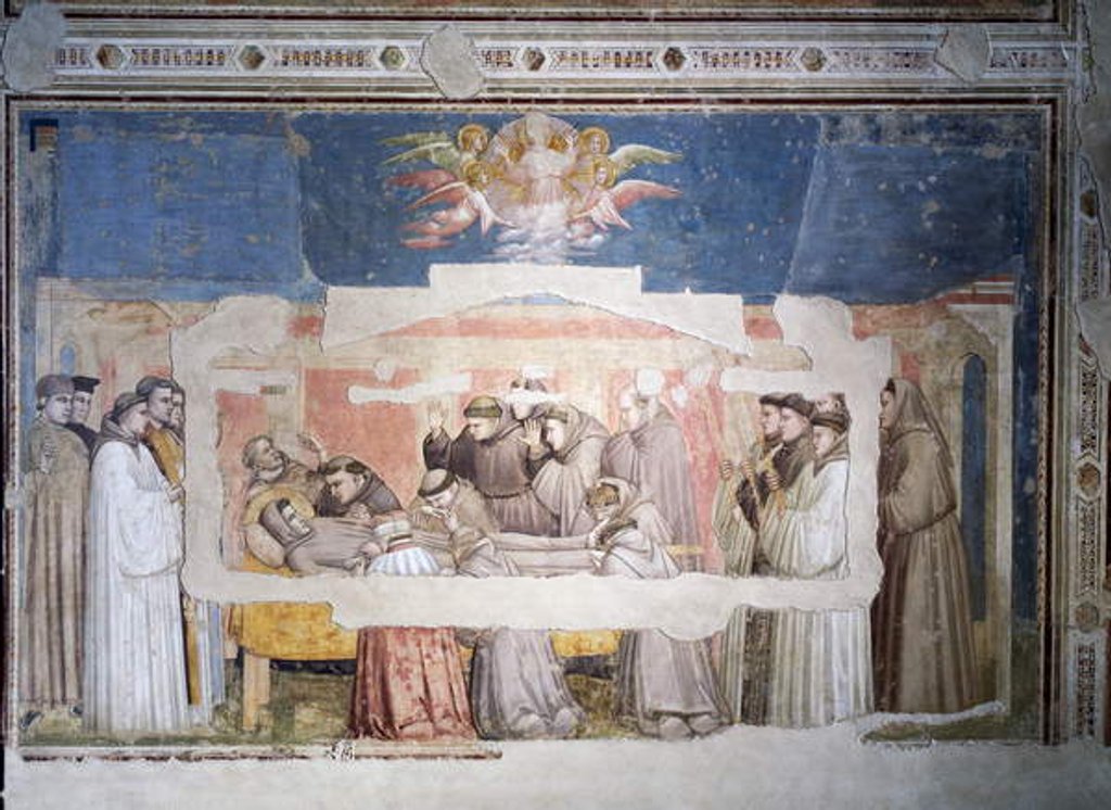 Detail of Death of Saint Francis, 1325-1330, detail from Scenes from the Life of Saint Francis by Giotto (c.1266-1337)