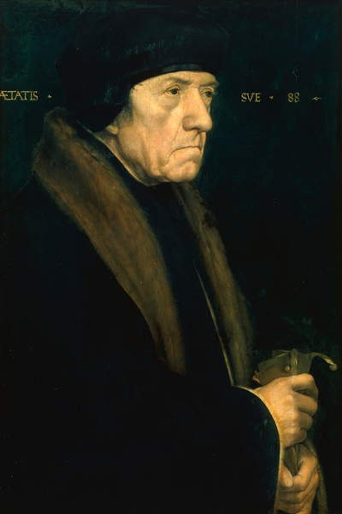 Detail of Portrait of Dr John Chambers, c.1543 by Hans Holbein the Younger
