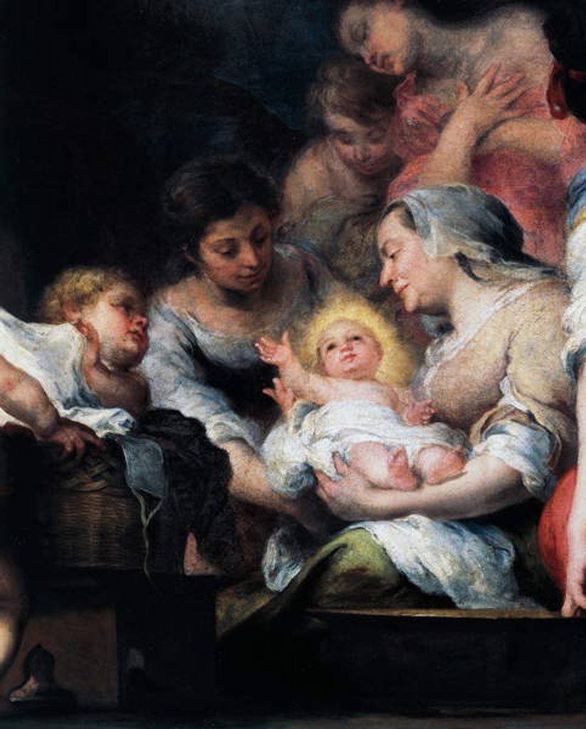 Detail of Birth of the Virgin, 1661 by Bartolome Esteban Murillo
