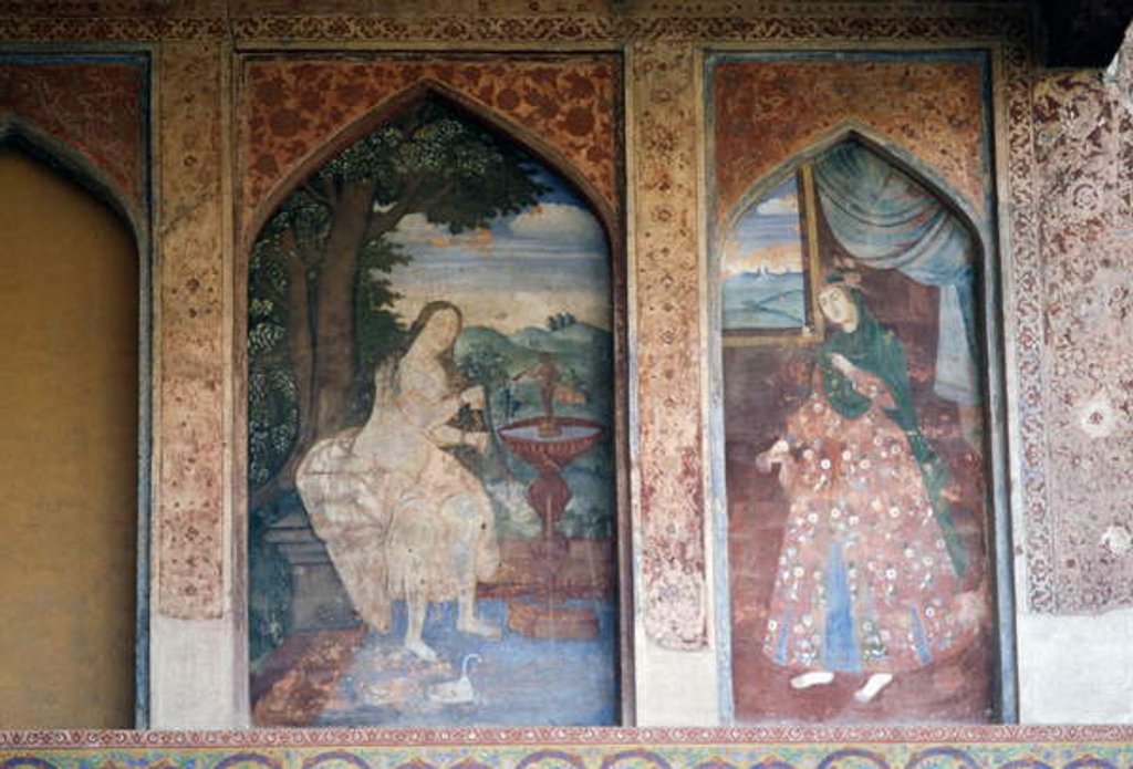 Detail of Female figures, 1647 by Persian School