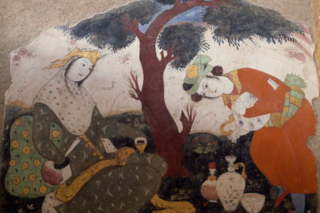 Detail of Female figures, 1647 by Persian School