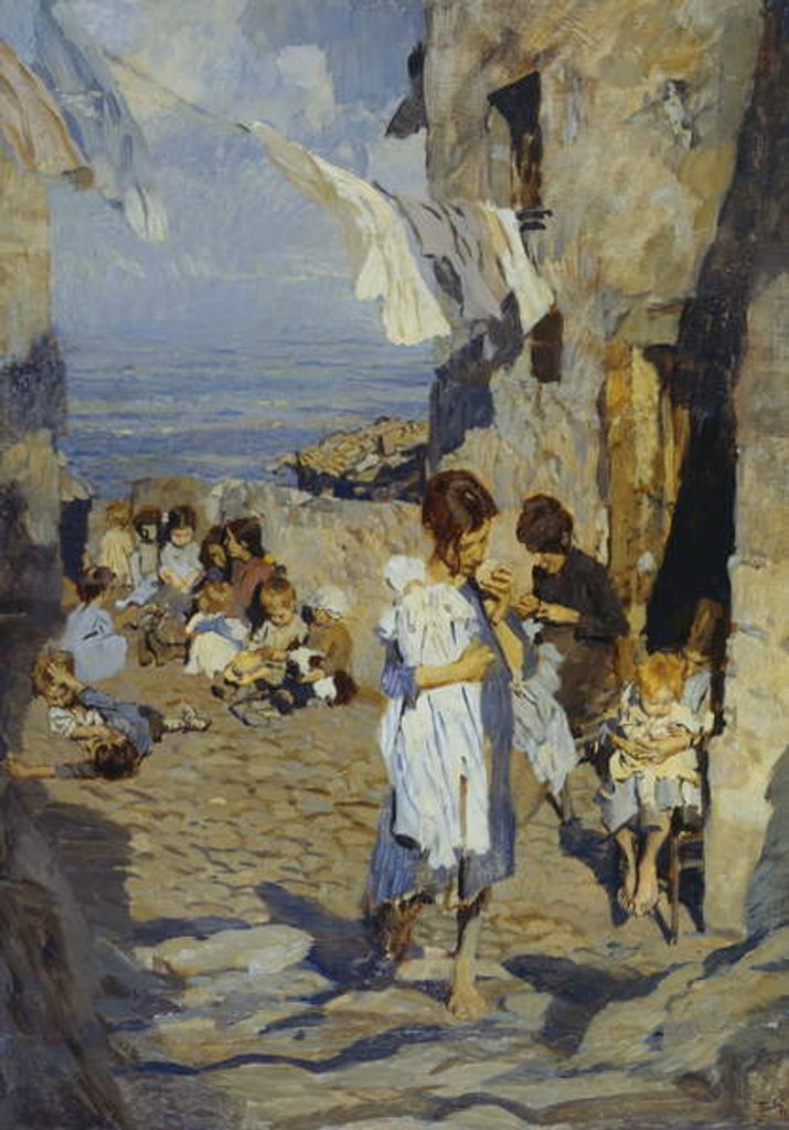 Detail of World does not end, 1895-1909 by Ettore Tito