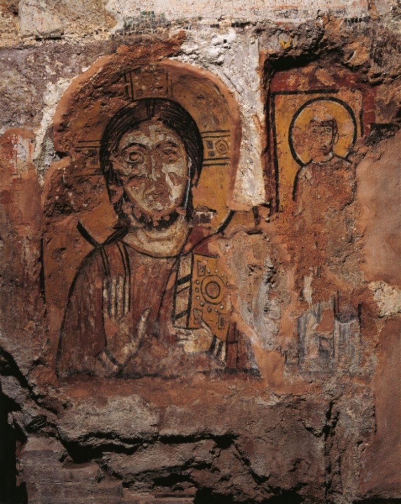 Detail of Christ and St. Urban by Roman