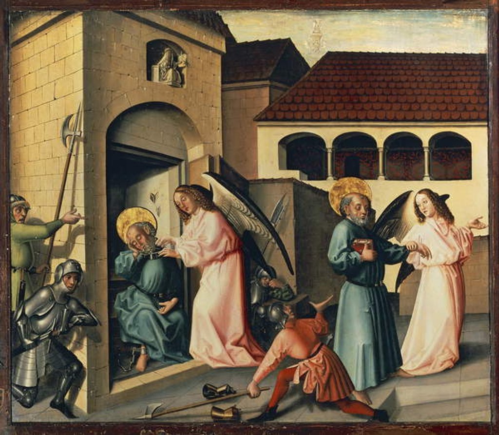 Detail of The Liberation of St. Peter, 1444 by Konrad Witz