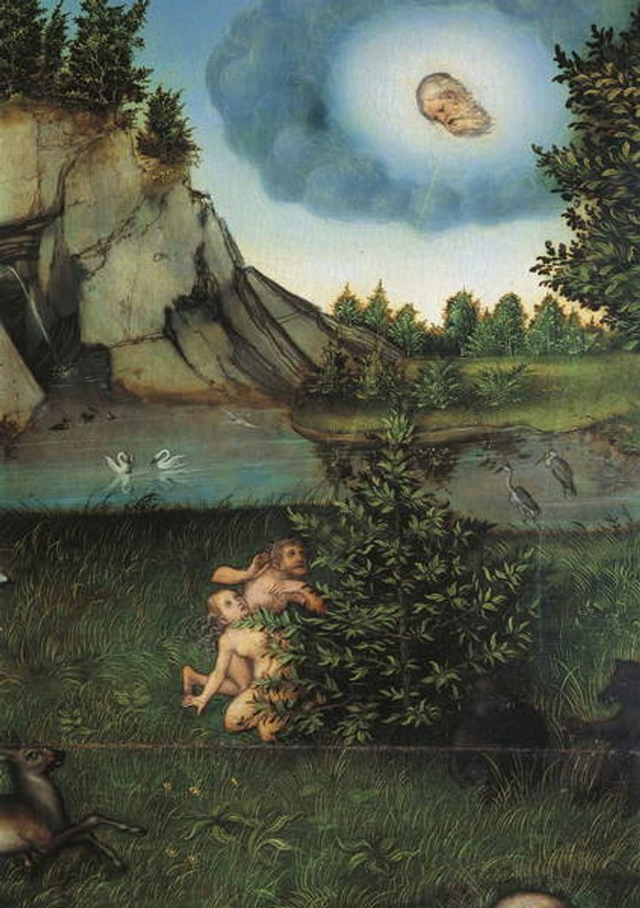 Detail of Detail of Paradise, c.1530 by Lucas the Elder Cranach