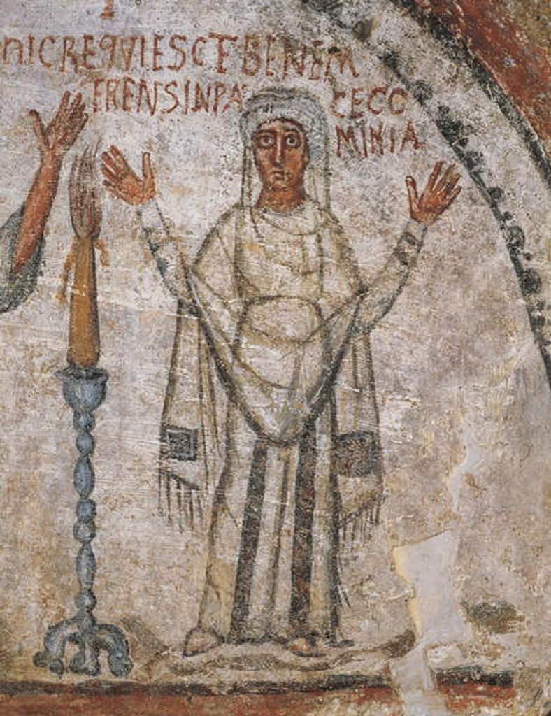 Detail of The deceased Cominia by Roman Roman