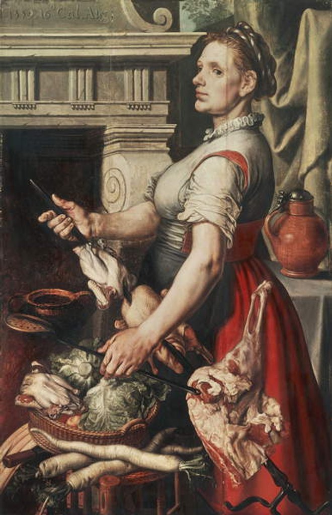 Detail of The Cook, 1559 by Pieter Aertsen