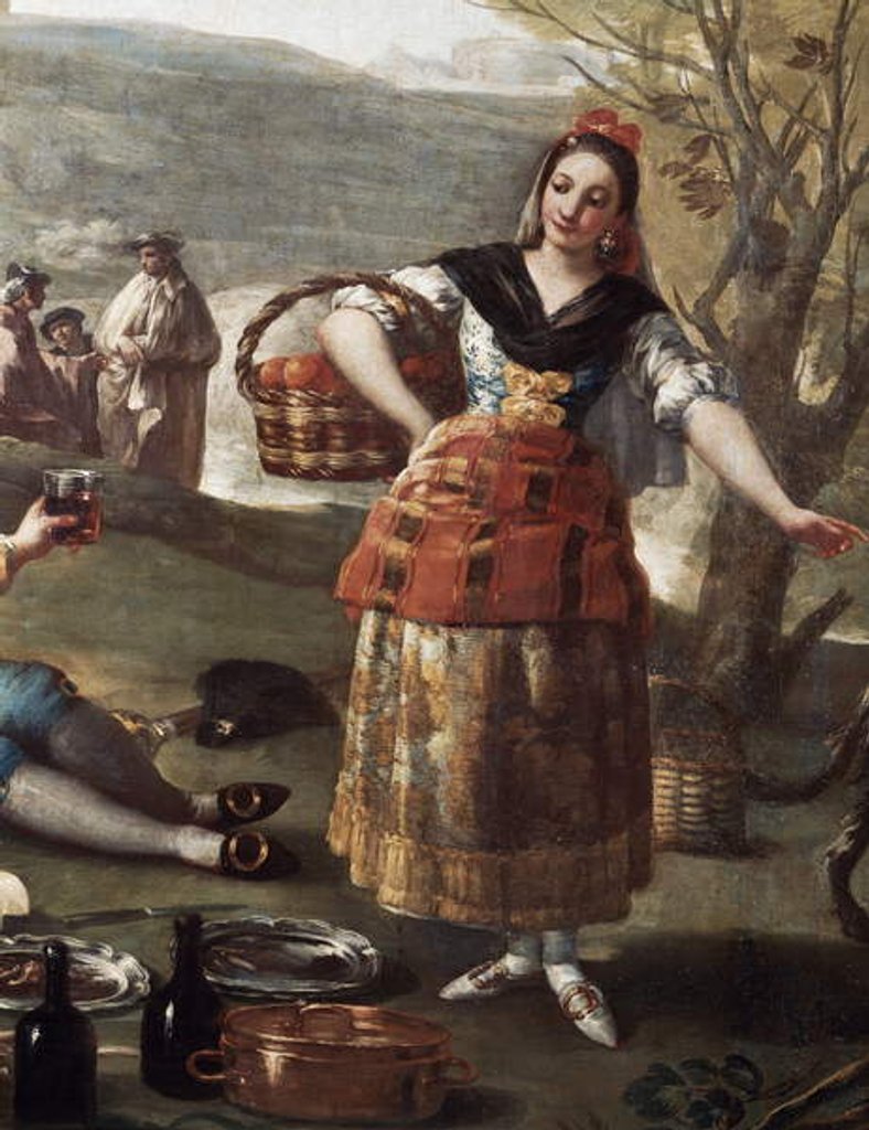 Detail of The Orange Vendor, 1776 by Francisco Jose de Goya y Lucientes