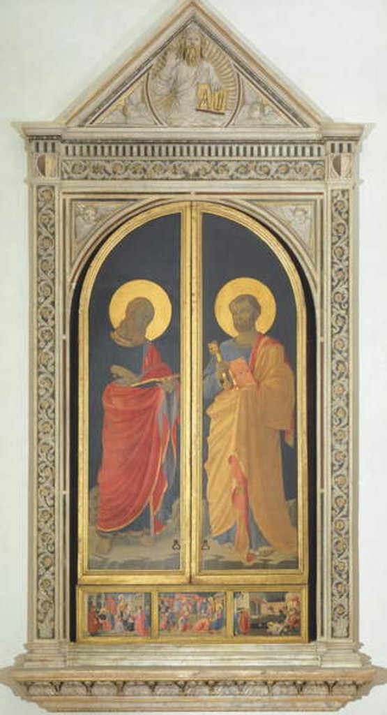 Detail of Liniers altarpiece: St. Peter and St. Mark, 1433 by Fra (c.1387-1455) Angelico