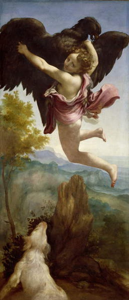 Detail of The Abduction of Ganymede, 1531-32 by (c.1489-1534) Correggio