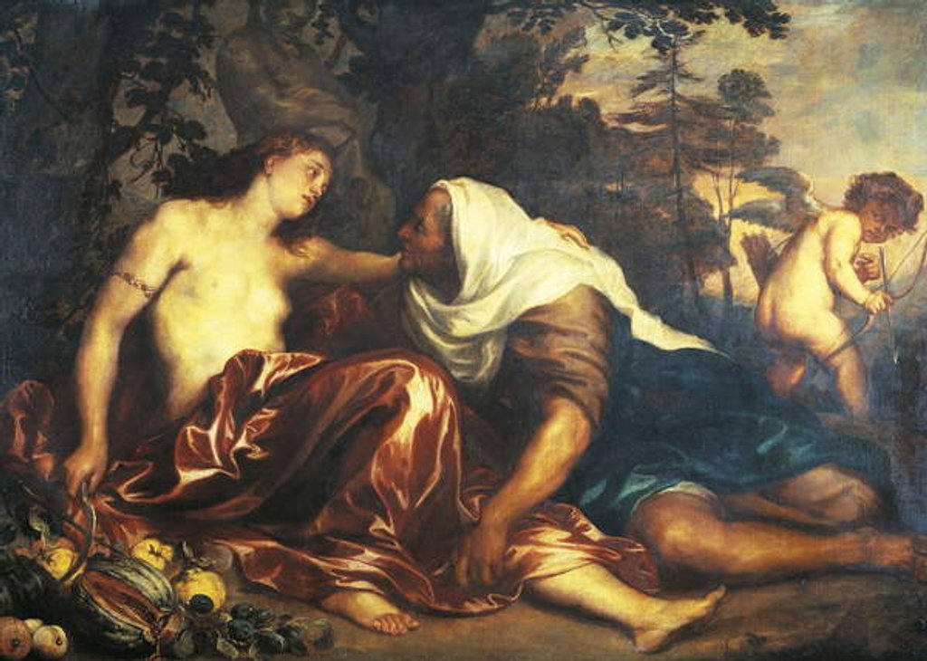 Detail of Vertumnus and Pomona, 1639 by Anthony van Dyck