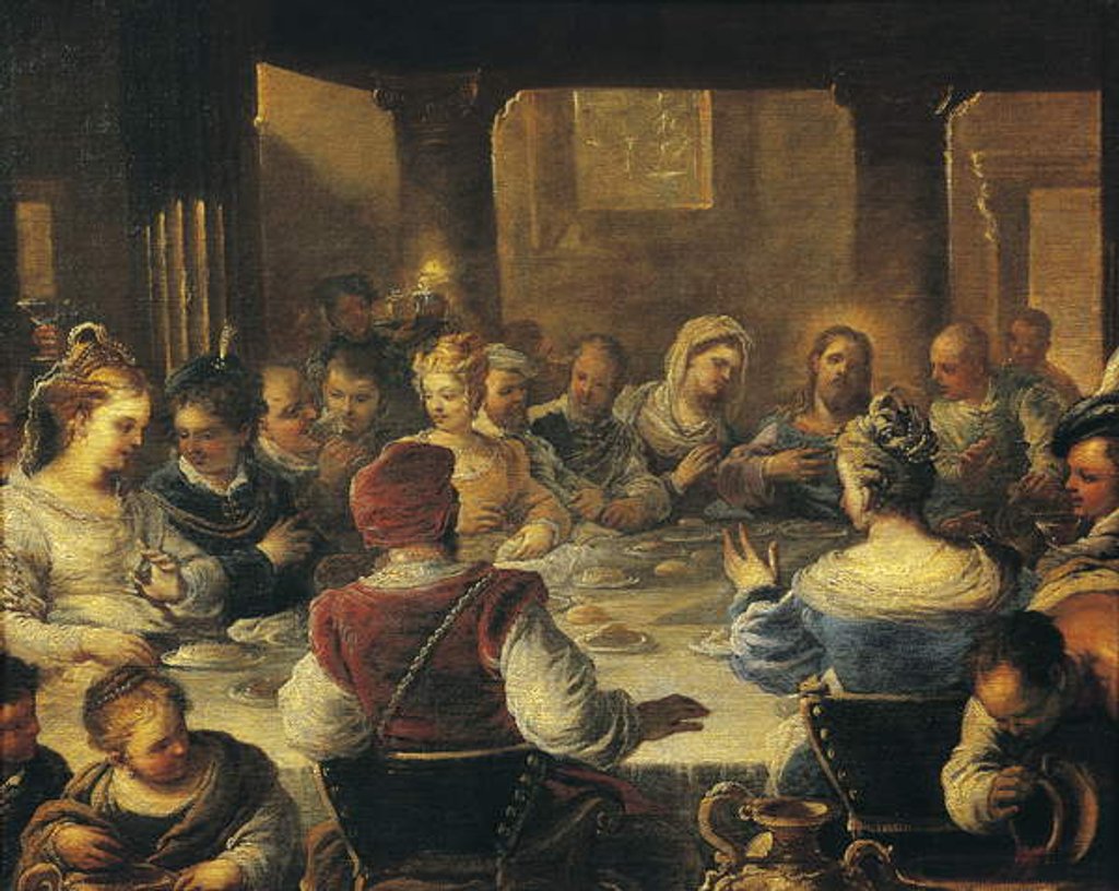 Detail of Wedding at Cana, 1663 by Luca Giordano