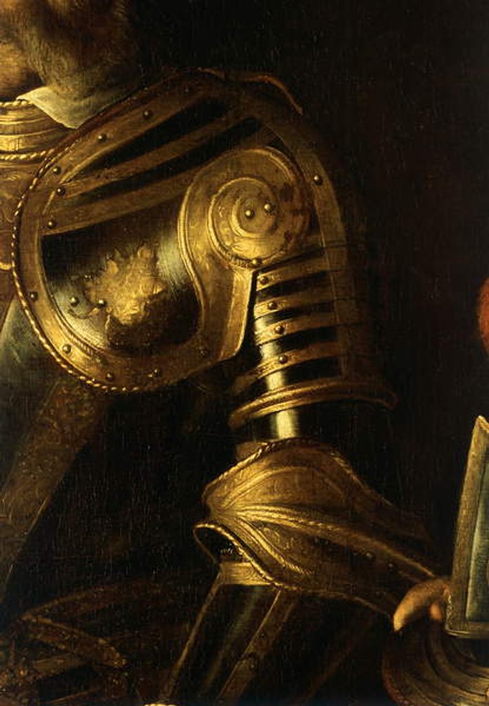 Detail of Detail of the Portrait of Alof de Wignacourt with his page, 1608 by Michelangelo Merisi da Caravaggio