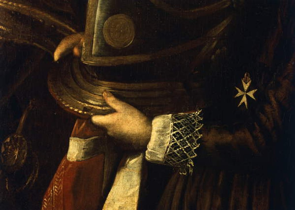 Detail of Detail of the Portrait of Alof de Wignacourt with his page, 1608 by Michelangelo Merisi da Caravaggio