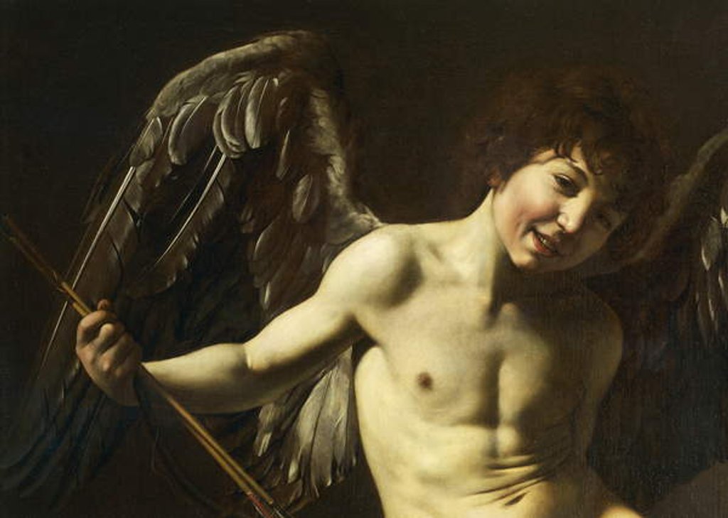 Detail of Cupid by Michelangelo Merisi da Caravaggio