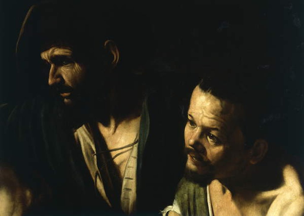 Detail of The Flagellation of Christ, detail, c.1606 by Michelangelo Merisi da Caravaggio