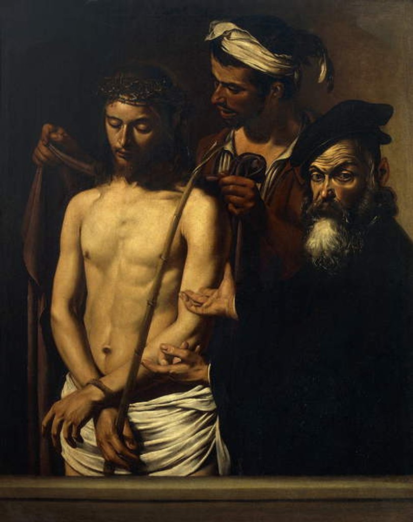 Detail of Ecce Homo, c.1605 by Michelangelo Merisi da Caravaggio