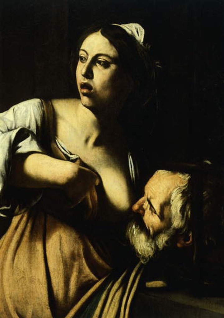 Detail of Pero nursing her father Cimon by Michelangelo Merisi da Caravaggio