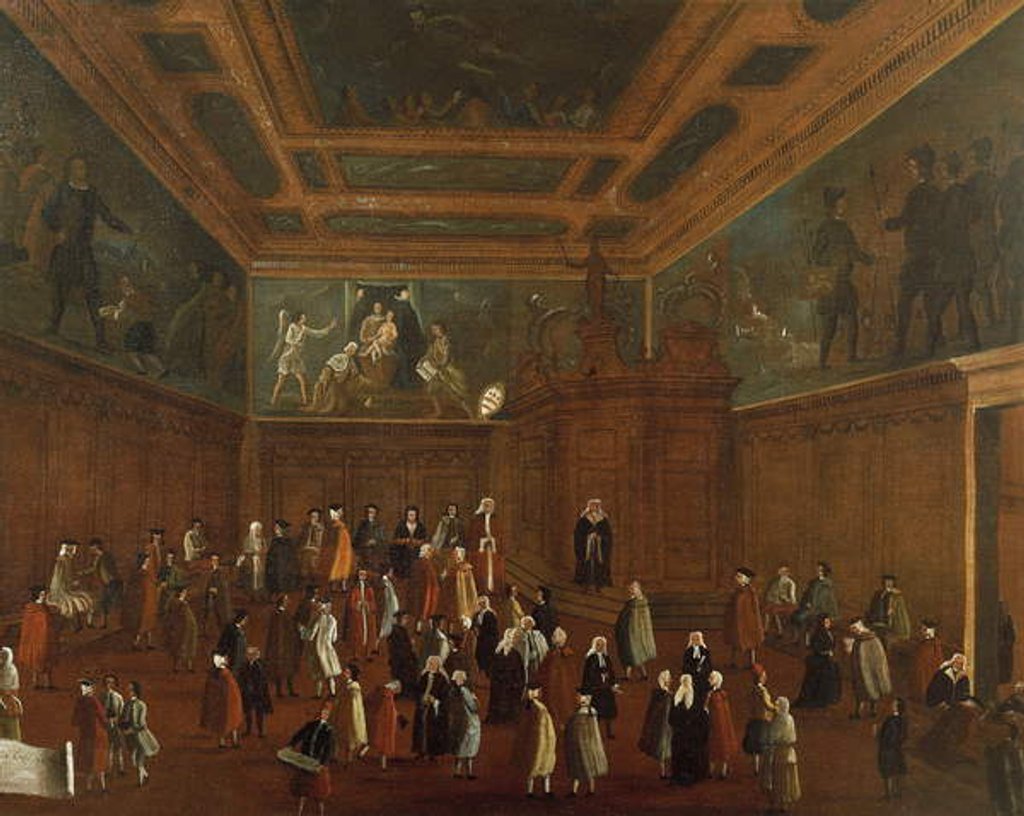 Detail of Sala della Bussola, 1792 by Gabriele Bella