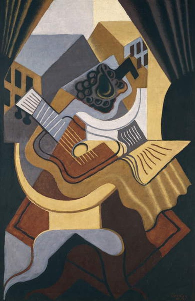 Detail of Table in front of a window, 1921 by Juan Gris