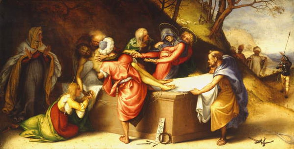 Detail of The Entombment of Christ, 1513-16 by Lorenzo Lotto