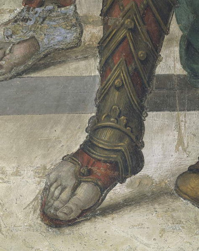 Detail of Saint Philip Driving Dragon from Temple of Hieropolis by Filippino Lippi by Filippino Lippi