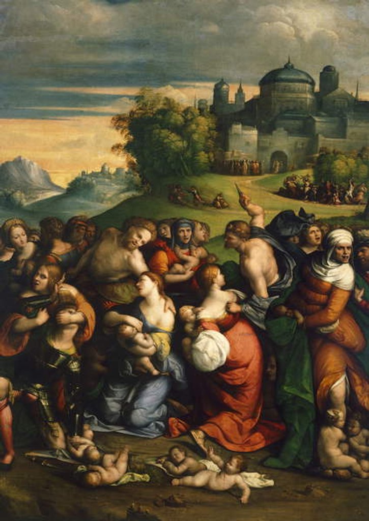 Detail of Massacre of the Innocents by Benvenuto Tisi da Garofalo