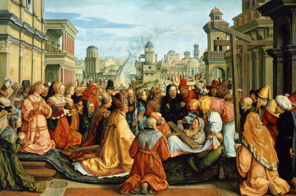 Detail of The Legend of the Holy Cross, 1530 by Barthel Beham